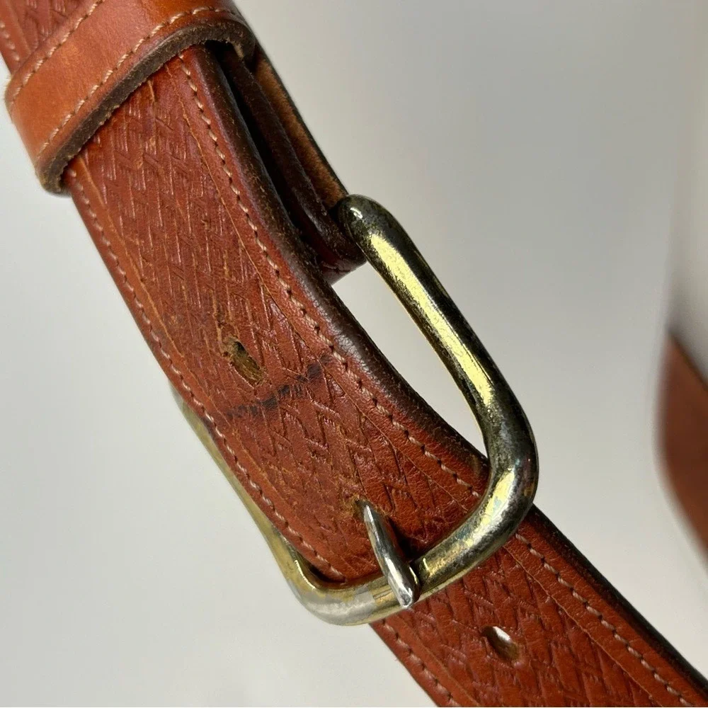 Buffalo Brown Leather Belt 46‎